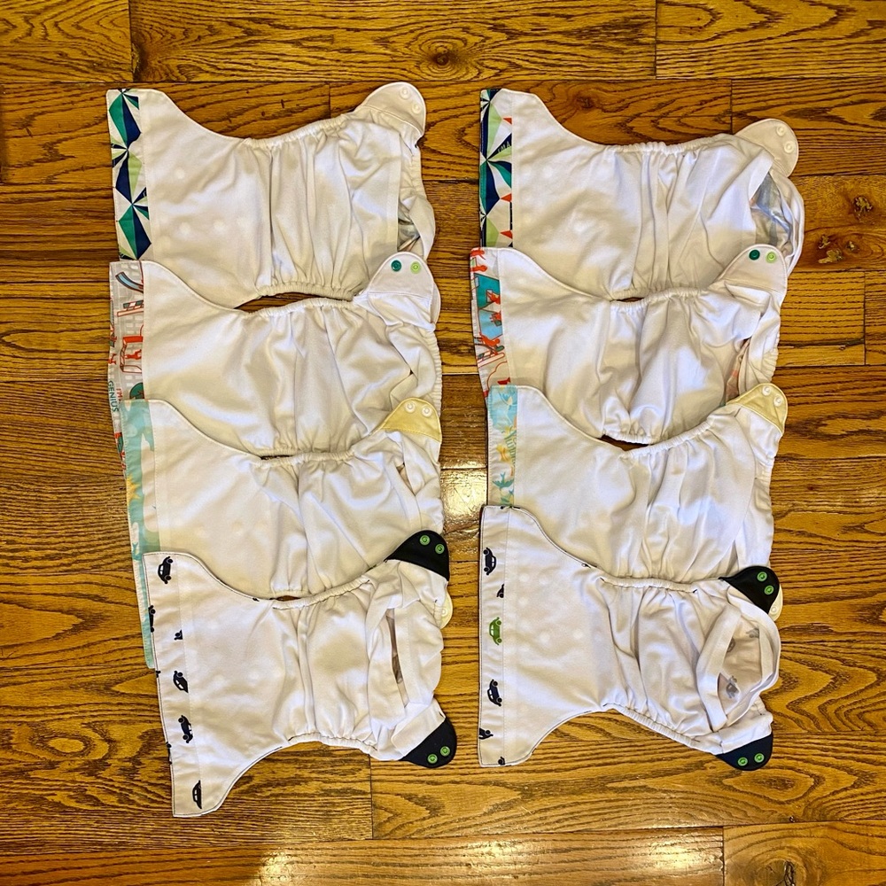 4/$50 or 8/$80 BumGenius Original 5.0 Cloth Diapers w/ inserts - Patterns Bundle - Picture 2 of 2